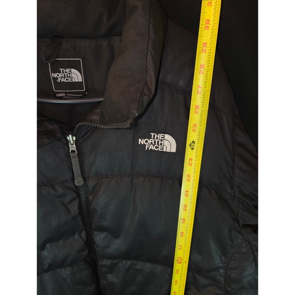 The North Face 550 Down Puffer Jacket Mens XL Black Winter Coat - Picture 5 of 10
